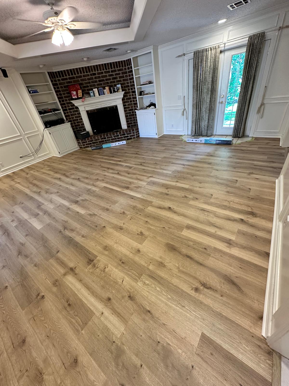 Luxury vinyl flooring
